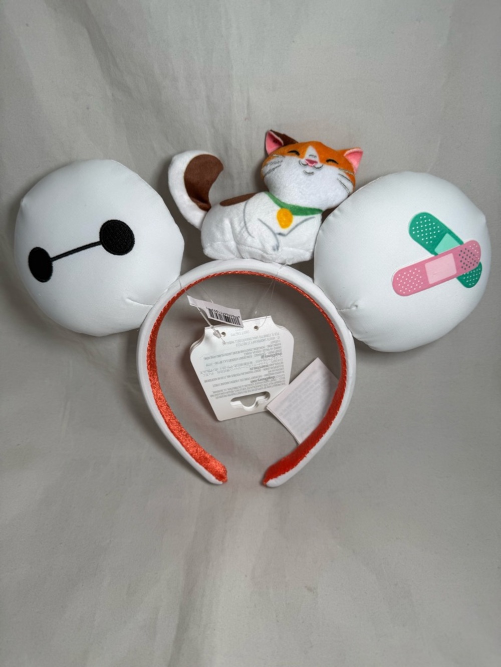 Disney Parks Baymax Mochi Cat Mickey Ears Headband NEW Big Hero 6 Film
